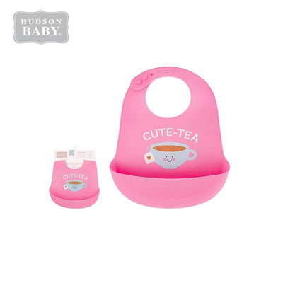 Baby Silicone Bib 01184CH CUTE-TEA - Little Kooma