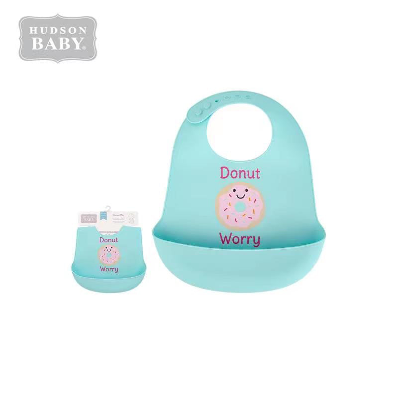 Baby Silicone Bib 01191CH DONUT WORRY - Little Kooma