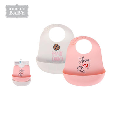 Baby Silicone Bibs 2 Piece Pack 56056 - 1116 - Little Kooma