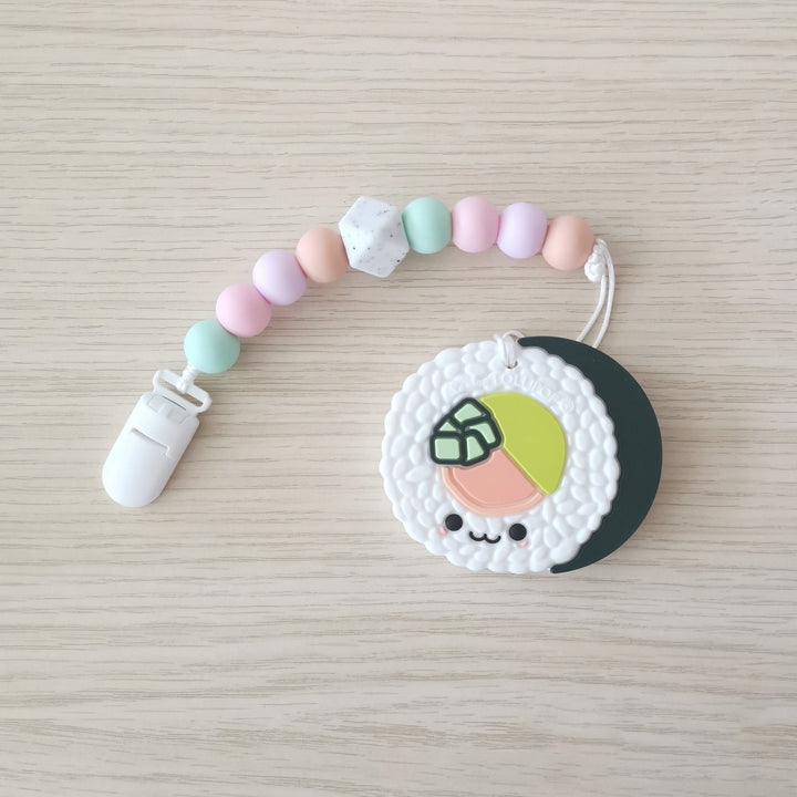 Baby Teether Set - Food Grade Silicone Sushi Roll - Little Kooma