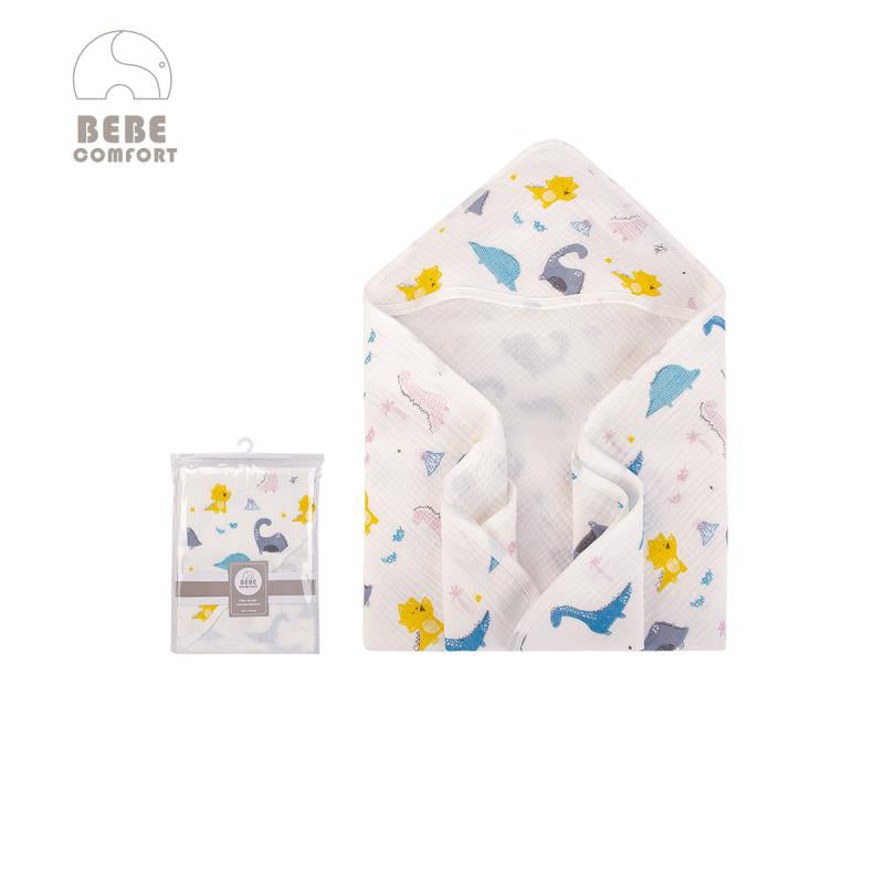 Bebe Comfort Baby Muslin Hooded Swaddle Blanket 76 x 76cm BC51508 - Little Kooma