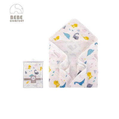 Bebe Comfort Baby Muslin Hooded Swaddle Blanket 76 x 76cm BC51508 - Little Kooma