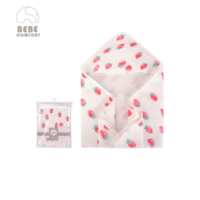 Bebe Comfort Baby Muslin Hooded Swaddle Blanket 76 x 76cm BC51509 - Little Kooma