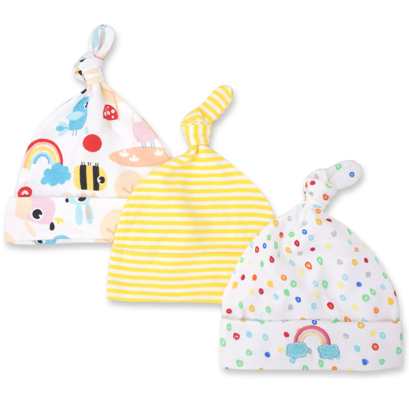 Baby Girl Hats 3 Piece Pack  0-6 Months - 0719 - Little Kooma