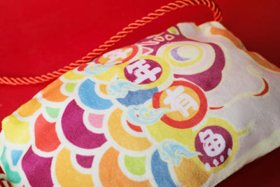 Baby Kids CNY Chinese New Year Ang Bao Red Velvet Envelope Sling Bag Little Fish Nian Nian You Yu - Little Kooma