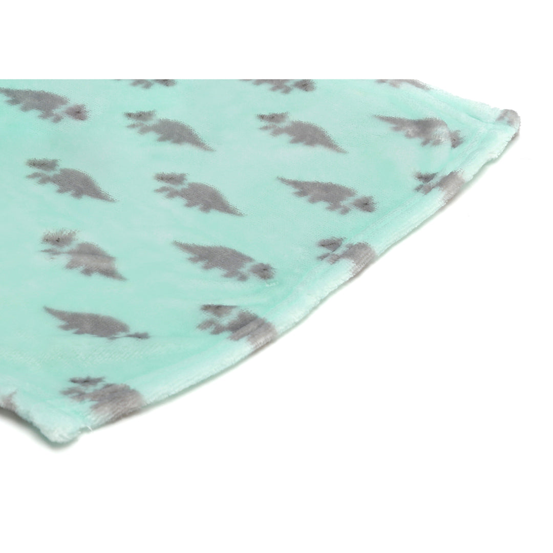 Personalised Customized Luvable Friends Plush Blanket With Triceratops 16517 - Little Kooma