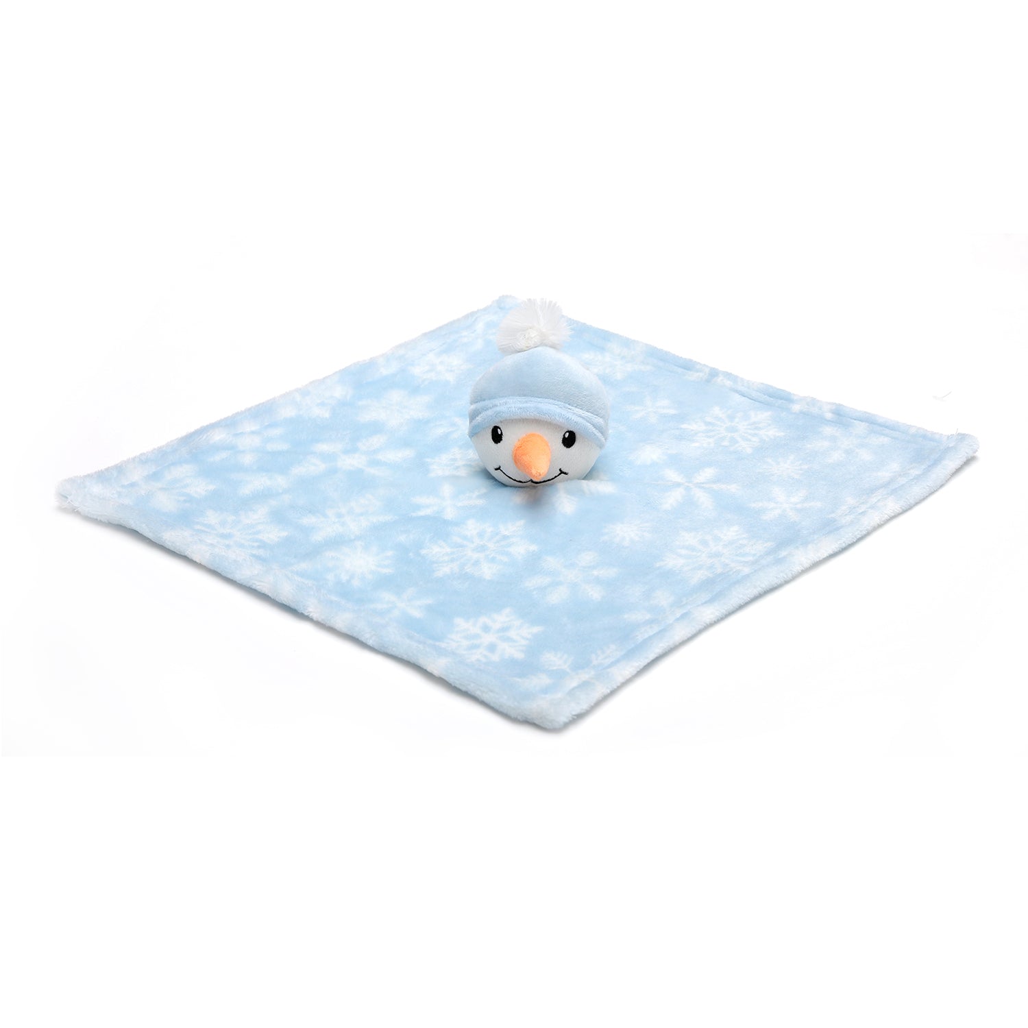 Personalised Customized Hudson Baby Plush Blanket With Snow Man 56527 - Little Kooma