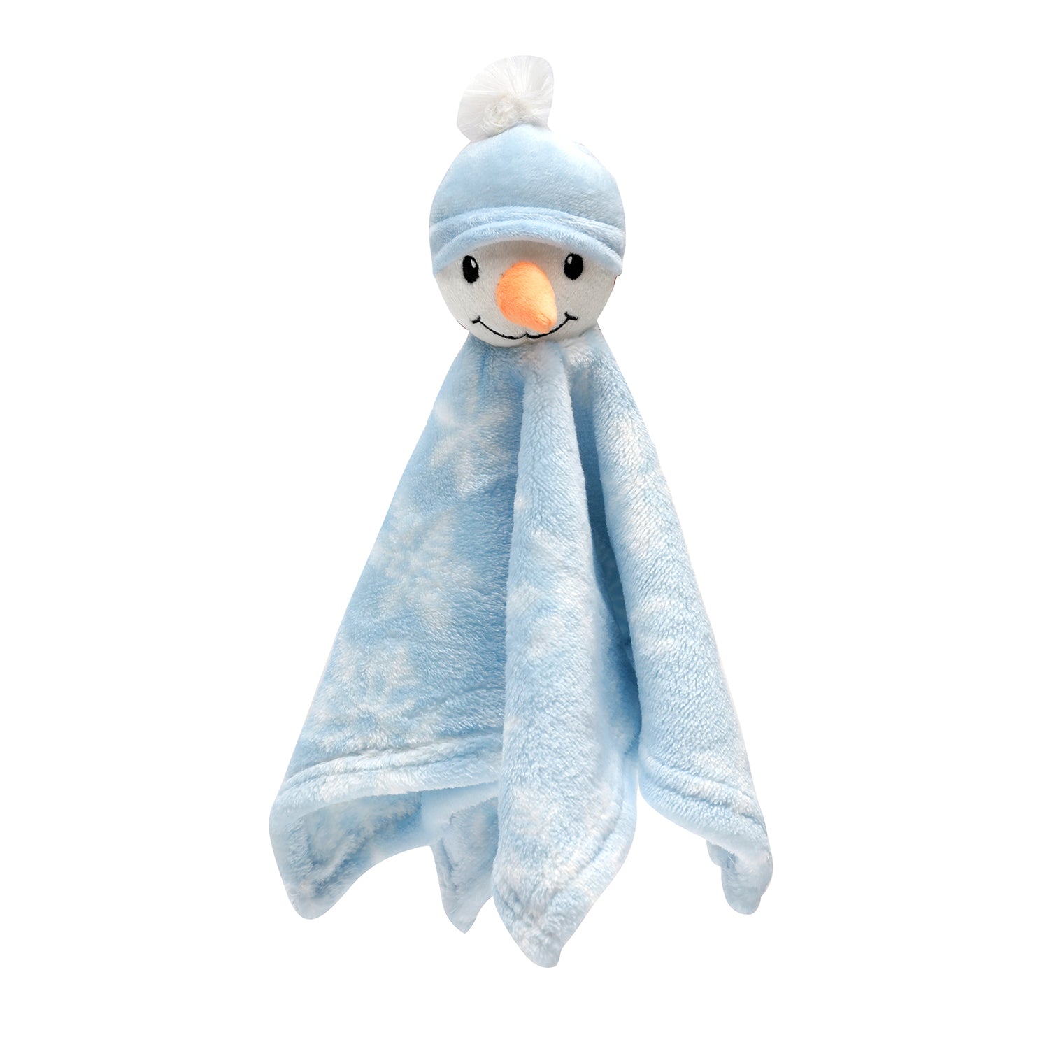Personalised Customized Hudson Baby Plush Blanket With Snow Man 56527 - Little Kooma