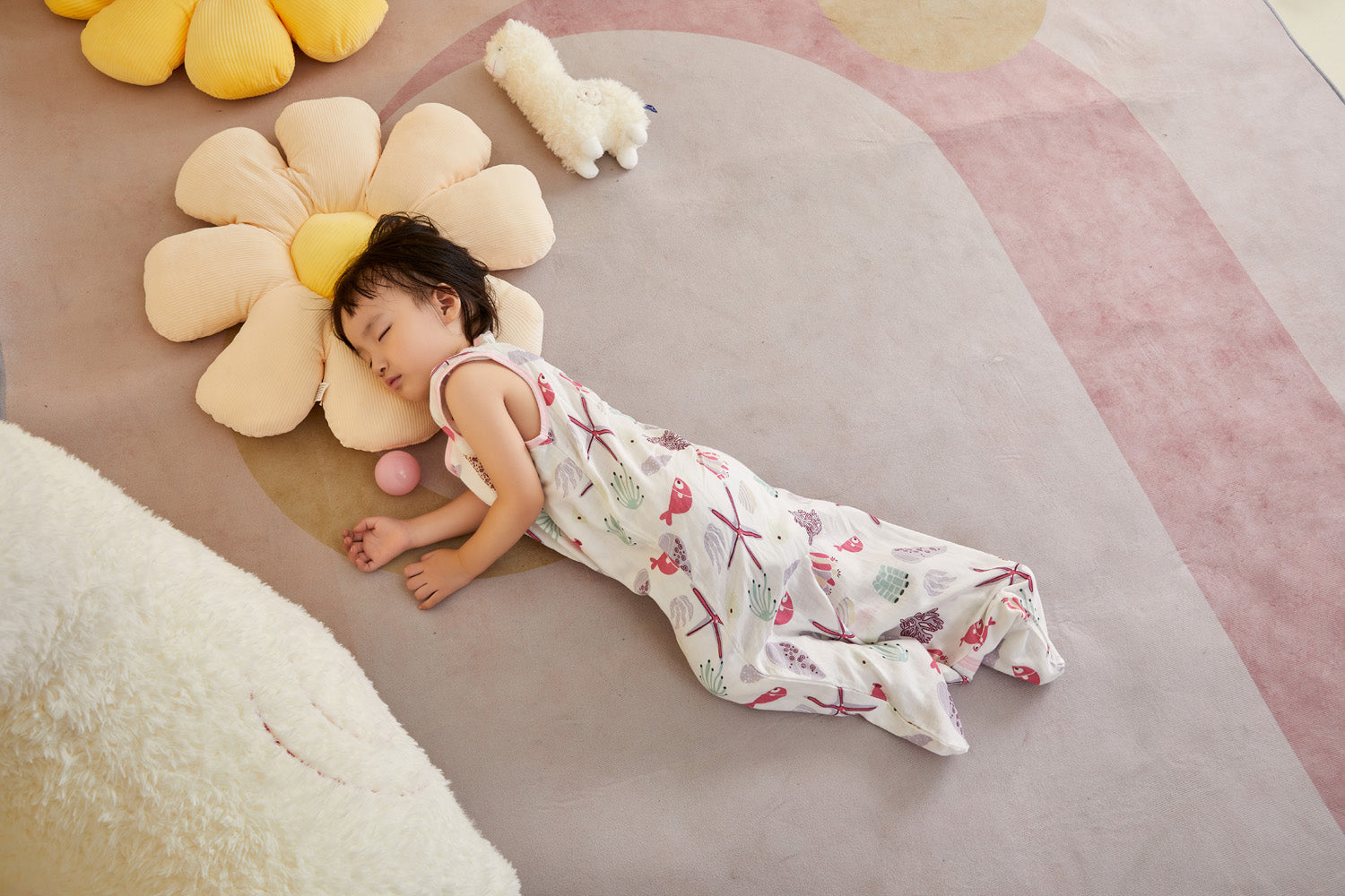 Baby Wearable Muslin Blanket Sleeveless Sleeping Bag 3-Way Zipper Pink - Little Kooma