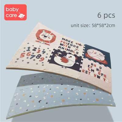 Babycare Splicing Play Mat (6pcs) - Little Kooma