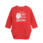 Baby Christmas Outfit My First Christmas Long Sleeve Bodysuit n Pants Two Piece Set - Little Kooma