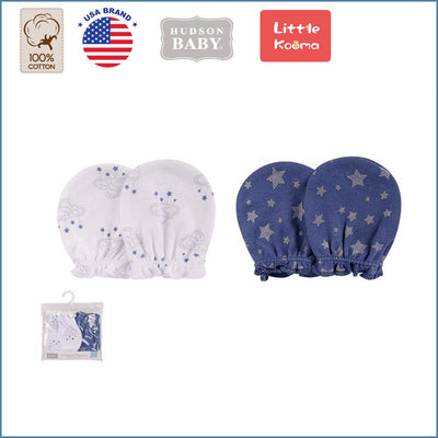 Baby Scratch Mittens Set 2 Pairs 52321 - 1006 - Little Kooma