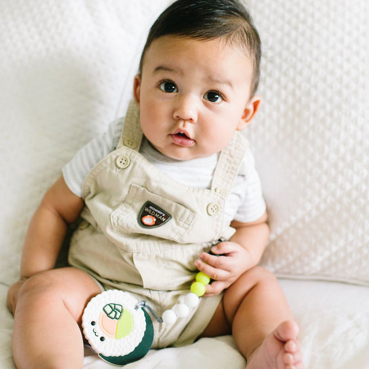 Baby Teether Set - Food Grade Silicone Sushi Roll - Little Kooma