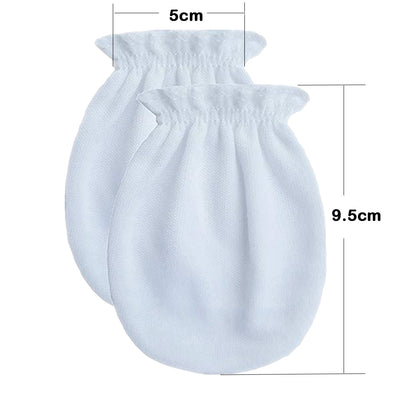 Luvable Friends Baby Scratch Mittens 3 Pairs Pack 00532 - 0528 - Little Kooma