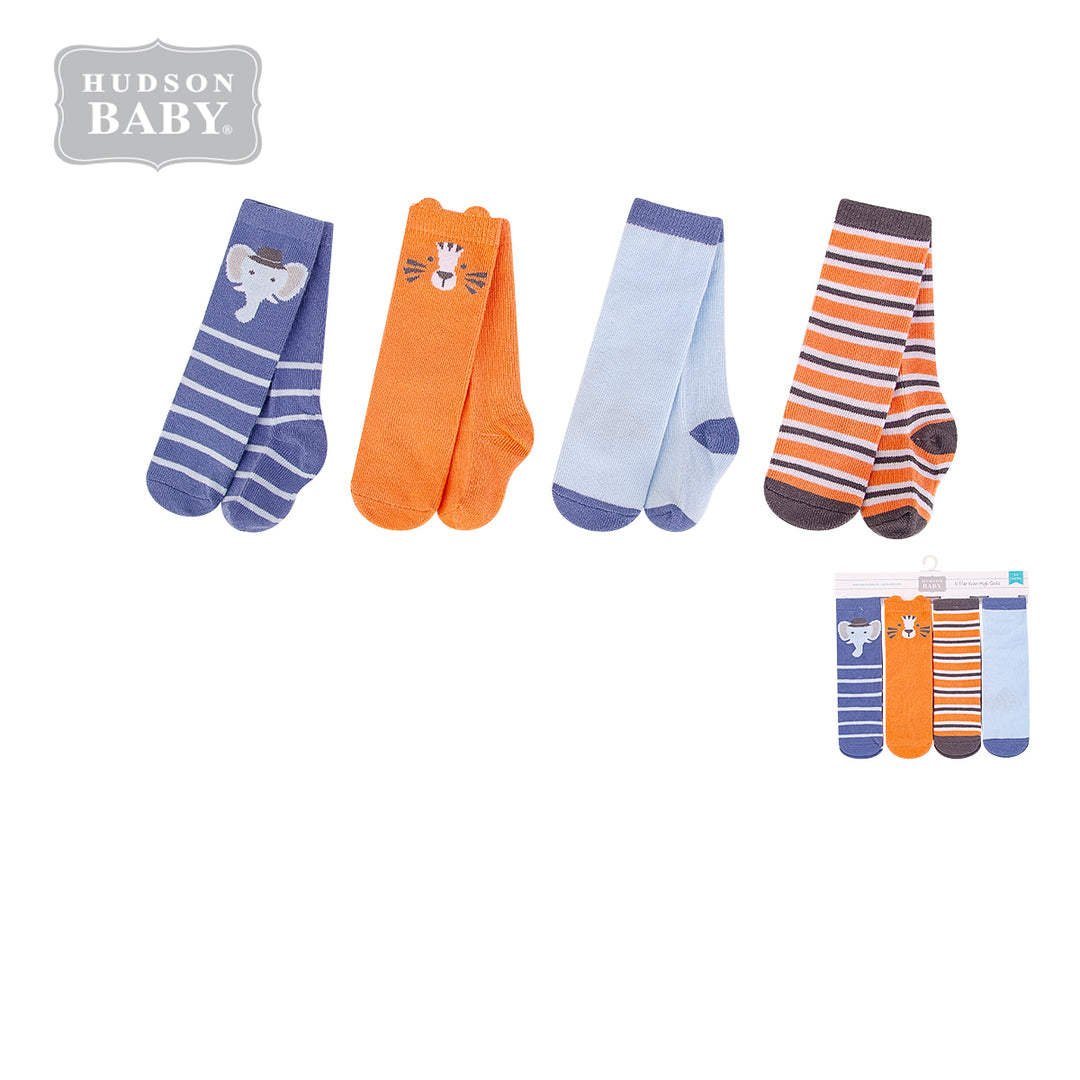 Hudson Baby Knee High Socks 4 Pairs Pack 00812CH - Little Kooma