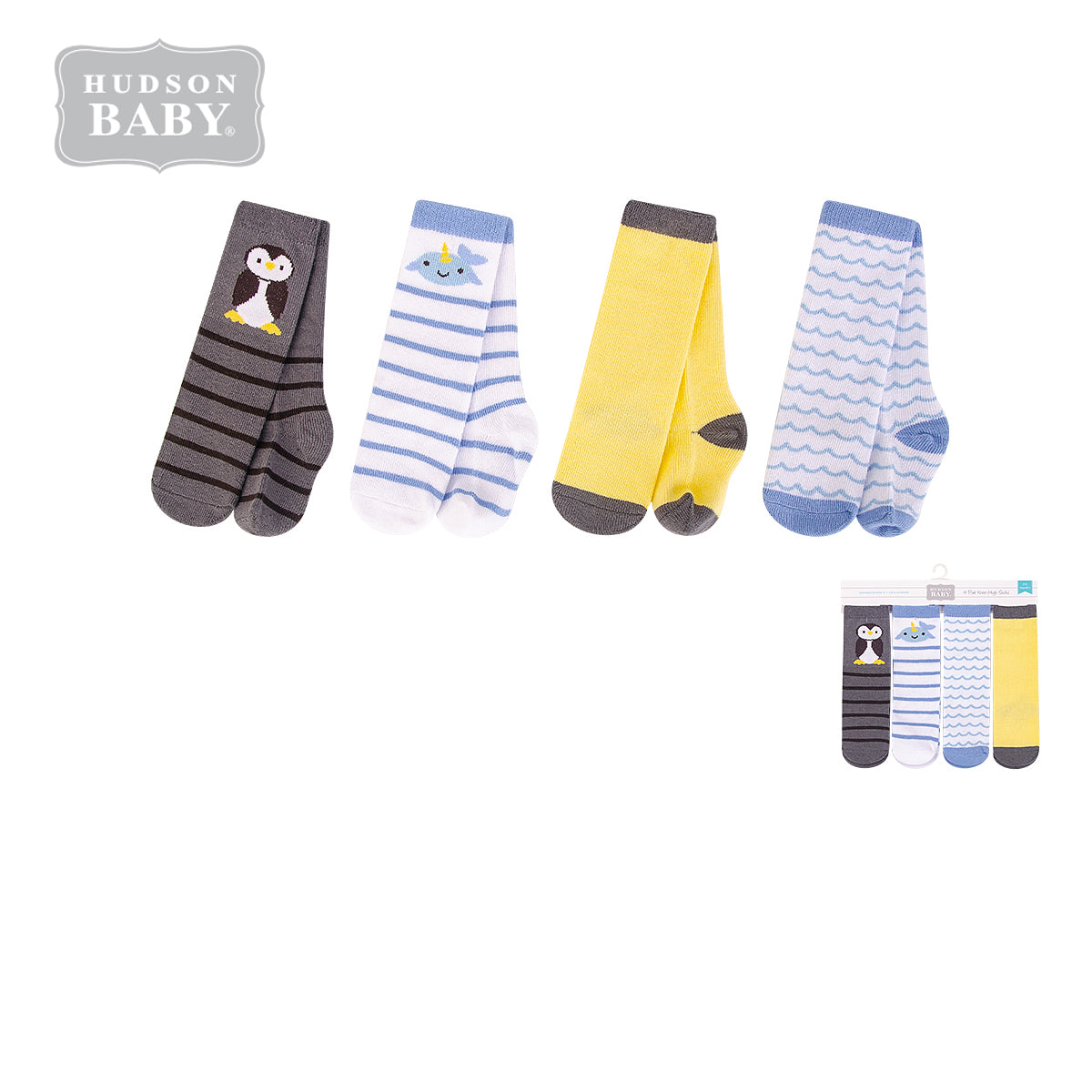 Hudson Baby Knee High Socks 4 Pairs Pack 00821CH - Little Kooma