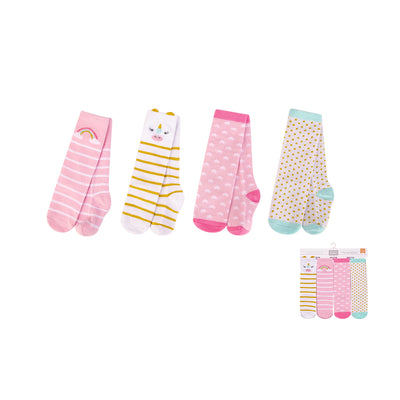 Hudson Baby Knee High Socks 4 Pairs Pack 00833CH - Little Kooma