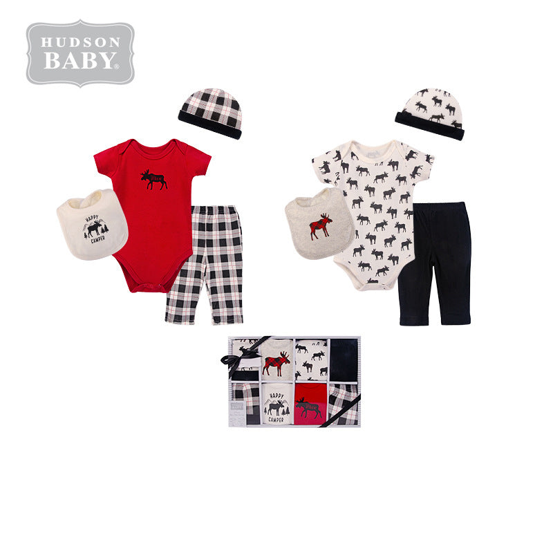Hudson Baby New Born Baby Clothing Gift Set 8Pcs 58275 - 1204 - Little Kooma