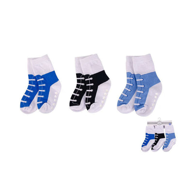 Hudson Baby Socks 3 Pairs Pack Anti-slip 00499CH - Little Kooma
