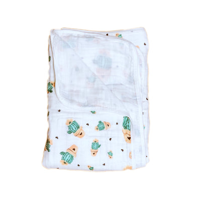 Baby Kid Double Layer Muslin Blankets 110*150 - 0605 - Little Kooma