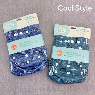All In One Reusable Washable Adjustable Cloth Diapers Cover Baby Nappy 03970 - 0805 - Little Kooma