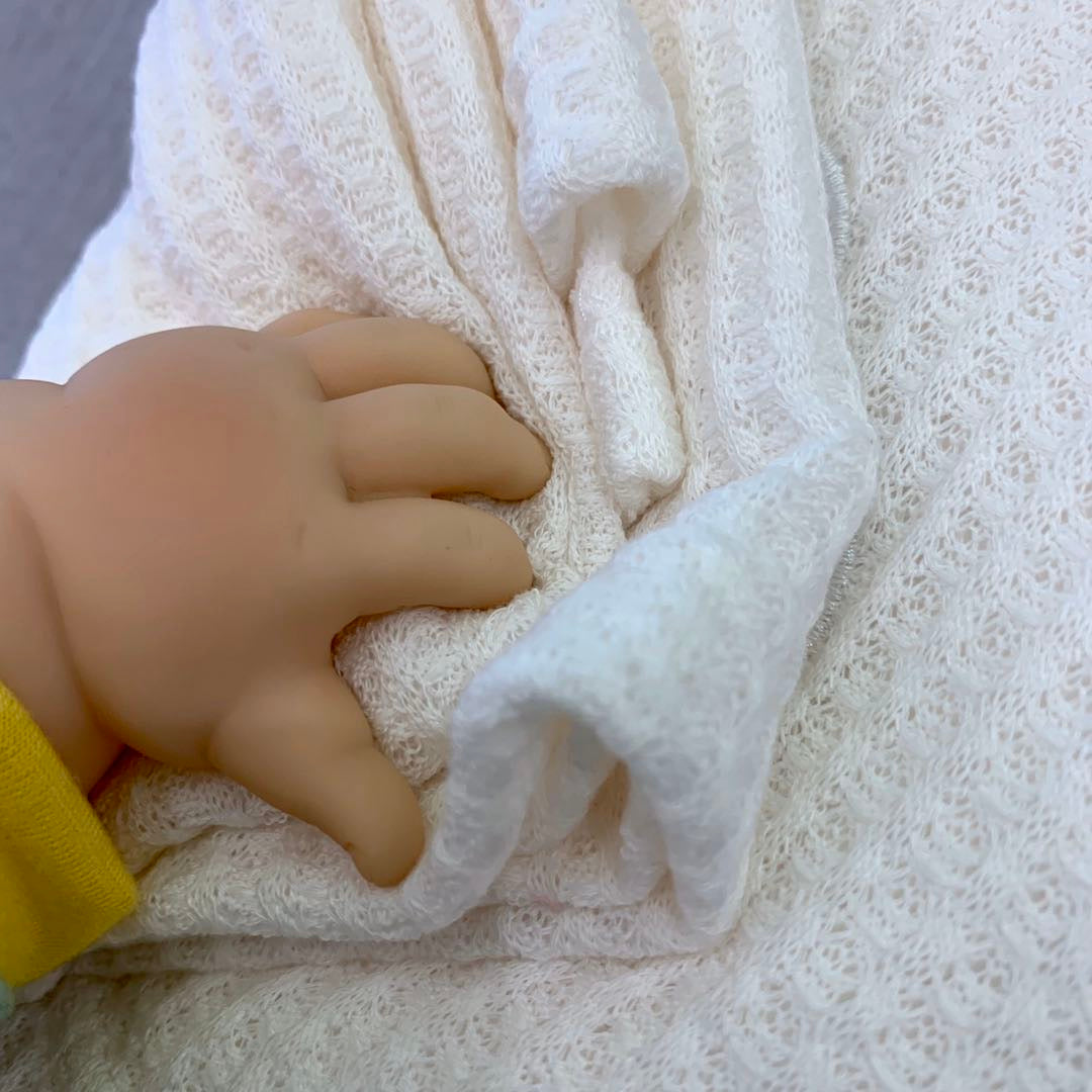 Personalised Baby Knit Waffle Blanket - Little Kooma