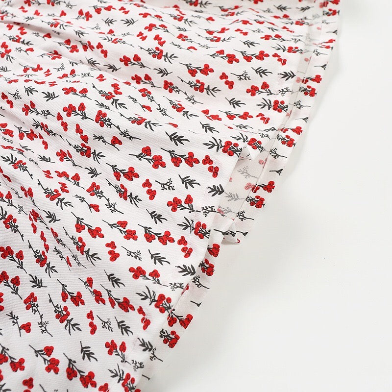 Baby Girl Ruffled Sleeves Floral Dress - 0902 - Little Kooma
