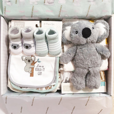 New Born Baby Boy Little Kooma Brand Gift Box 14 Pcs Koala Set 2022 - Little Kooma