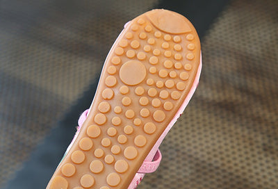 CNY Kids Girl Anti-slip Textile Flats Embroidered Flowers 033 - Little Kooma