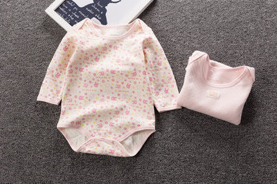 Baby Girls Long Sleeve Bodysuit Pink Bunny 2 Pack - Little Kooma