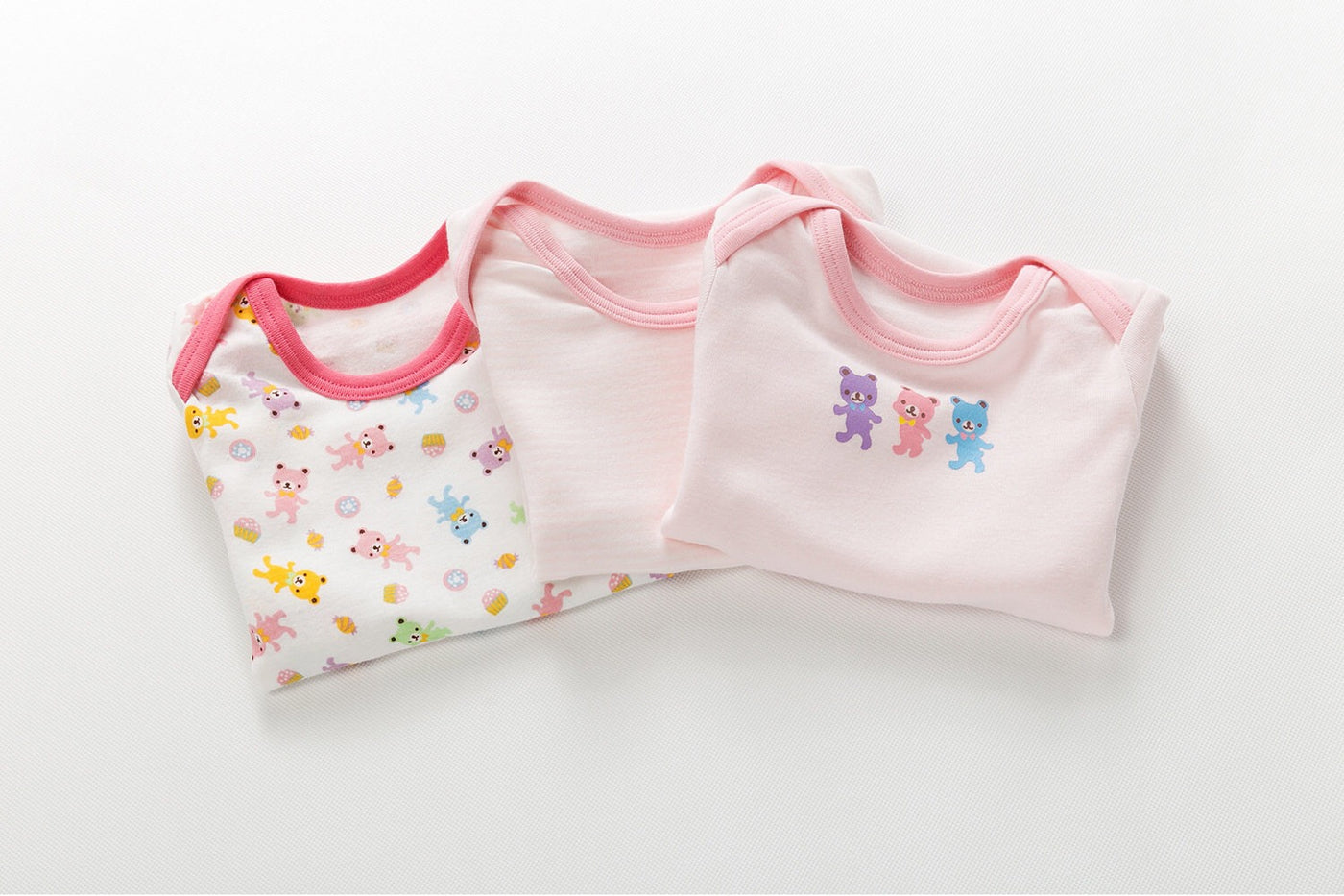 Baby Long Sleeve Bodysuit Bear 3 Pack - Little Kooma
