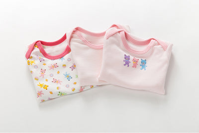 Baby Long Sleeve Bodysuit Bear 3 Pack - Little Kooma