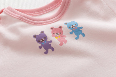 Baby Long Sleeve Bodysuit Bear 3 Pack - Little Kooma