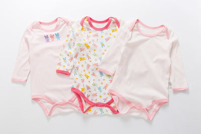 Baby Long Sleeve Bodysuit Bear 3 Pack - Little Kooma
