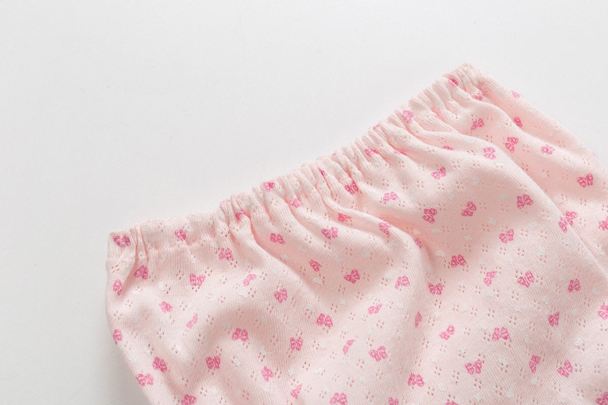 Baby Kid Girls Net Cotton Brief Underwear Pink Cats 3 Pack - Little Kooma