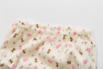 Baby Kid Girls Net Cotton Brief Underwear Pink Cats 3 Pack - Little Kooma