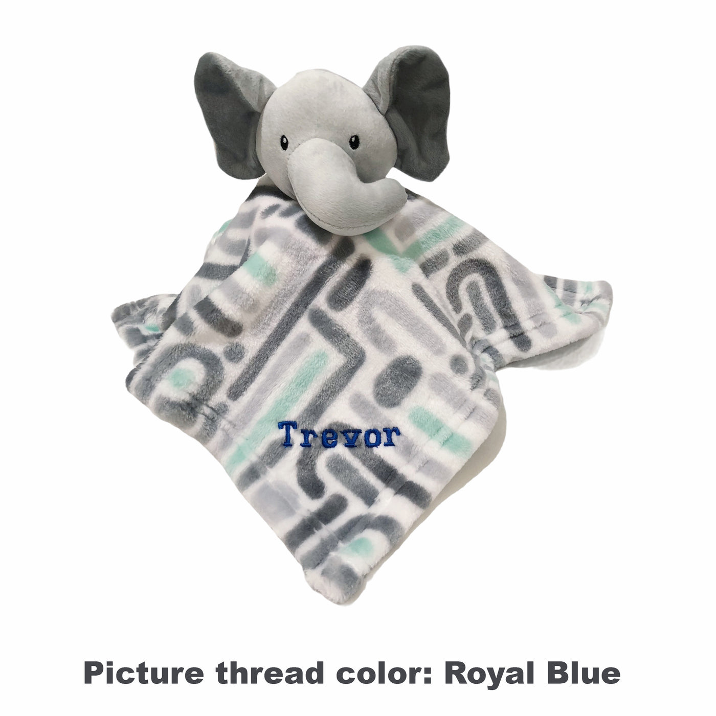 Personalised Luvable Friends Plush Blanket With Sherpa Backing Elephant Maze 40402 - Little Kooma
