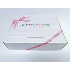 New Born Baby Girl Little Kooma Brand Gift Box Pink Elephant Dotted Blanket Hooded Towel Hand Rattle Set - Little Kooma