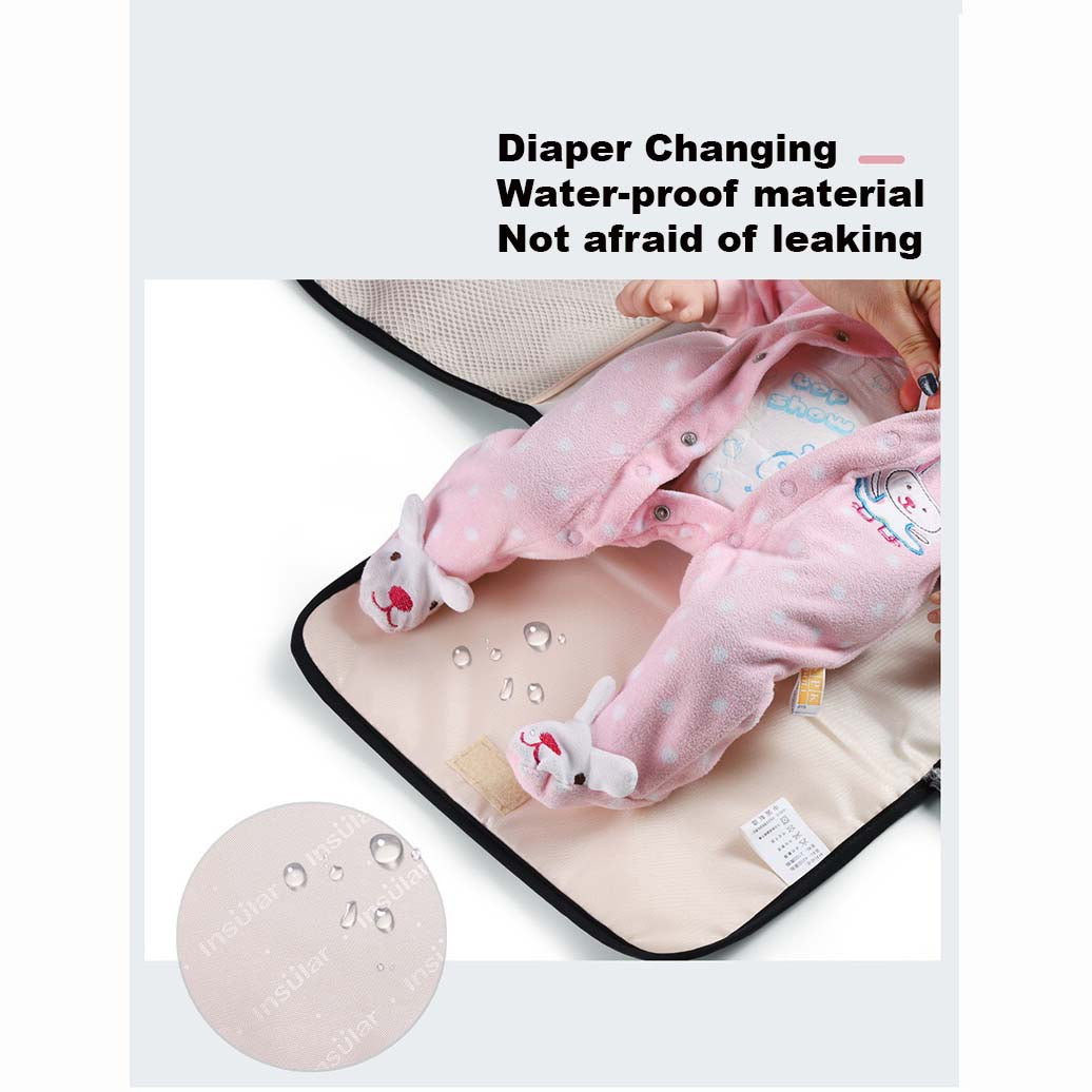 Baby Portable Diaper Changing Pad Waterproof Travel Changing Mat Station - Little Kooma