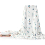 New Born Baby Bamboo Cotton Swaddle Muslin Blanket - Little Kooma