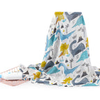 New Born Baby Bamboo Cotton Swaddle Muslin Blanket - Little Kooma