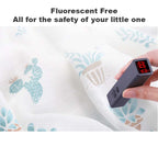 New Born Baby Bamboo Cotton Swaddle Muslin Blanket - Little Kooma