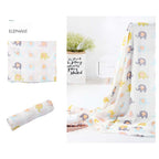 New Born Baby Bamboo Cotton Swaddle Muslin Blanket - Little Kooma