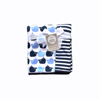 Baby Interlock Swaddle Blankets 2pc 51436 - 0821 - Little Kooma