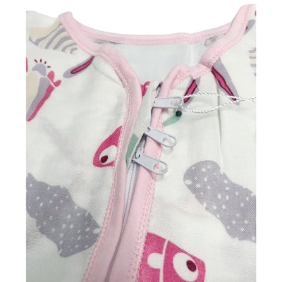 Baby Wearable Muslin Blanket Sleeveless Sleeping Bag 3-Way Zipper Yellow - Little Kooma