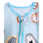 Baby Wearable Muslin Blanket Long Sleeve Sleeping Bag 3-Way Zipper Pink - Little Kooma