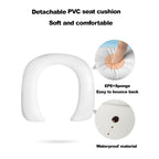 Baby Toddler Kids Boy Girl Potty Training Seat with Ladder Toilet Seat with Step Stools Non-Slip Potty Chair Adjustable Foldable with Splash Guard and Handles - Little Kooma