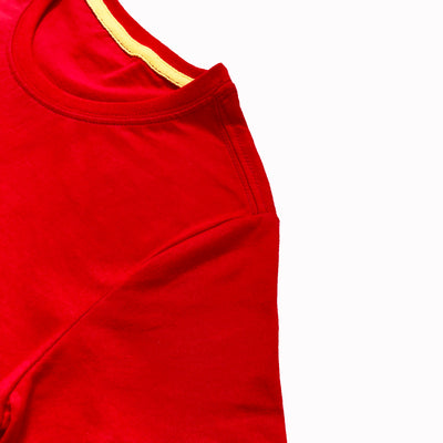 Kids Red T-shirt w Crown - Little Kooma