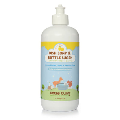 Little Twig Baby Dish Soap & Bottle Wash Lemon Fresh 473ml - Little Kooma