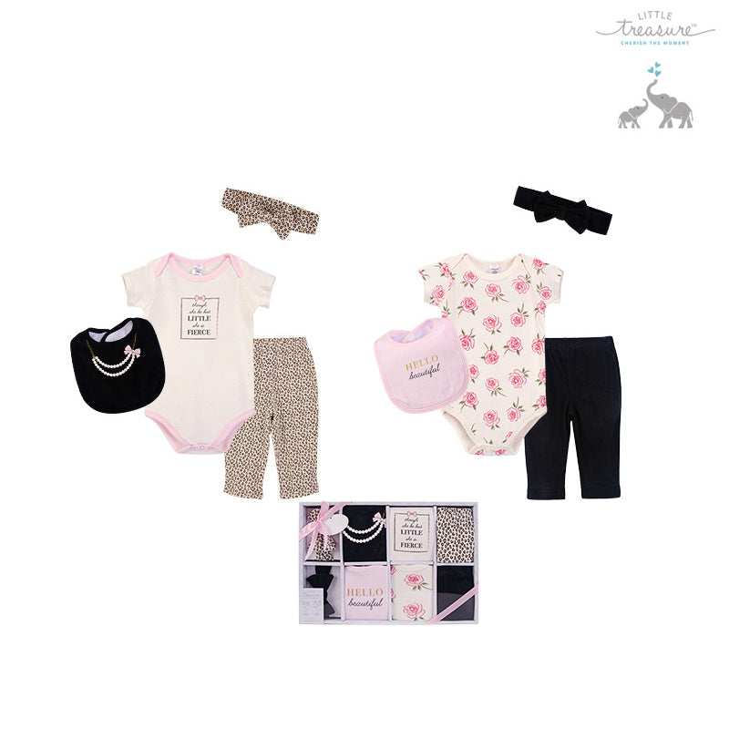 Little Treasure New Born Baby Clothing Gift Set 8Pcs 77013 - 0528 - Little Kooma